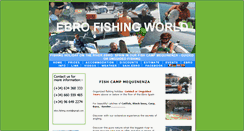 Desktop Screenshot of ebrofishingworld.com